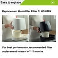 thumbnail image 2 of 3 Pack Humidifier Wicking Filters for -888, -888N, Filter C, Designed to Fit for -890 HEV-320, 2 of 6