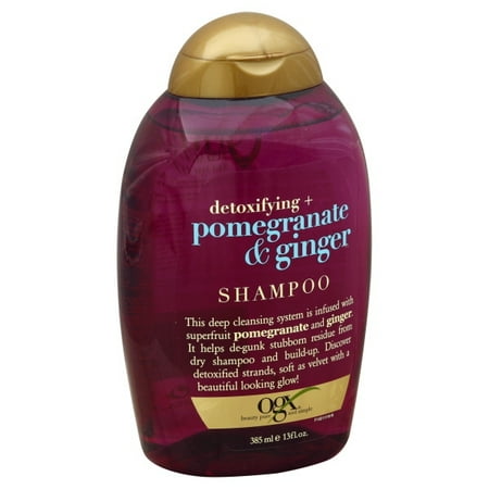 - Vogue Intl, OGX Detoxifying + Pomegranate & Ginger Shampoo, 13 fl oz