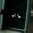 thumbnail image 3 of Or rose s925 argent aiguille conception perle boucles d'oreilles femmes haut de gamme lumire luxe t boucles d'oreilles boucles d'oreilles------Producto, 3 of 5