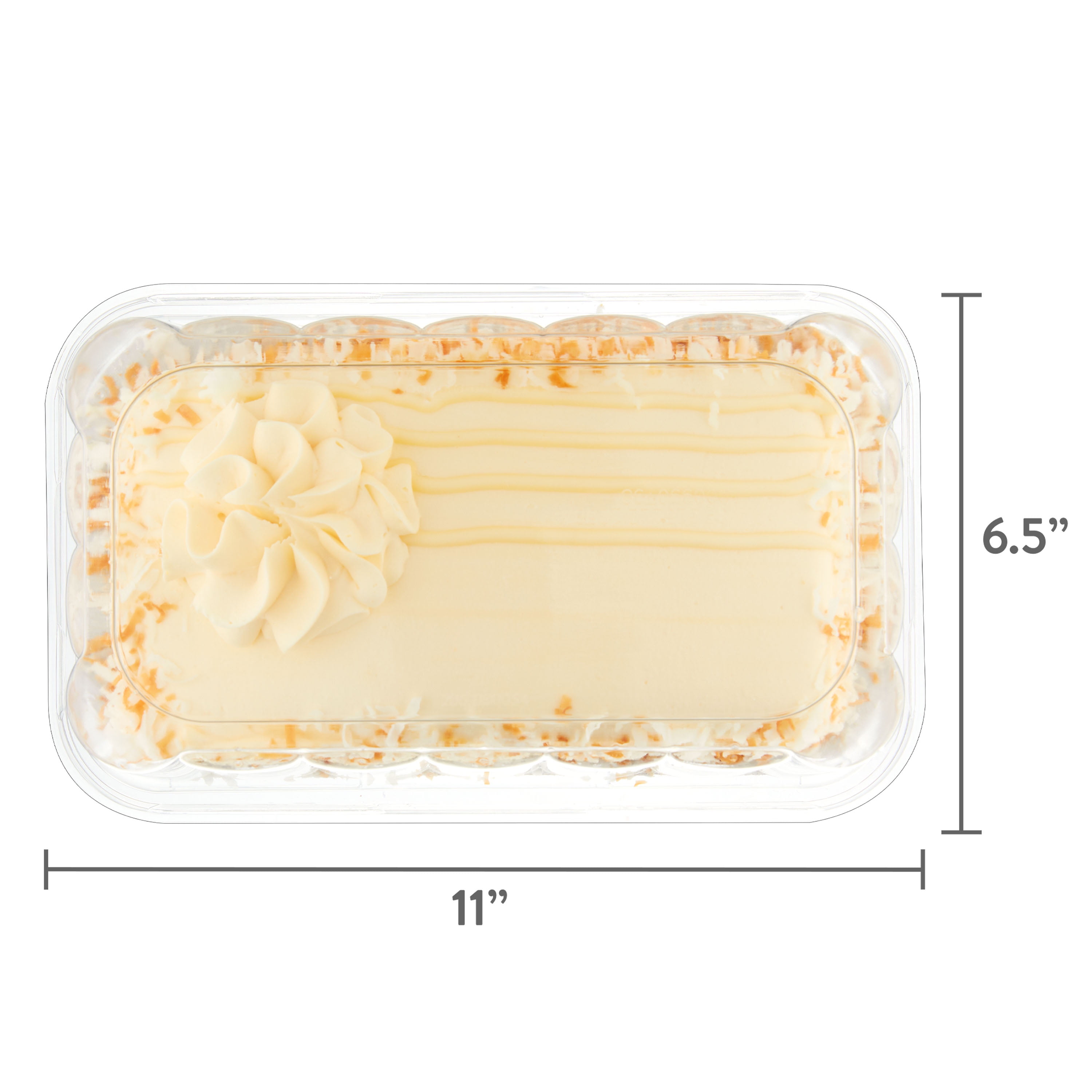 Freshness Guaranteed Decadent Italian Creme Bar Cake, 35 oz (Regular, Tray, Refrigerate)