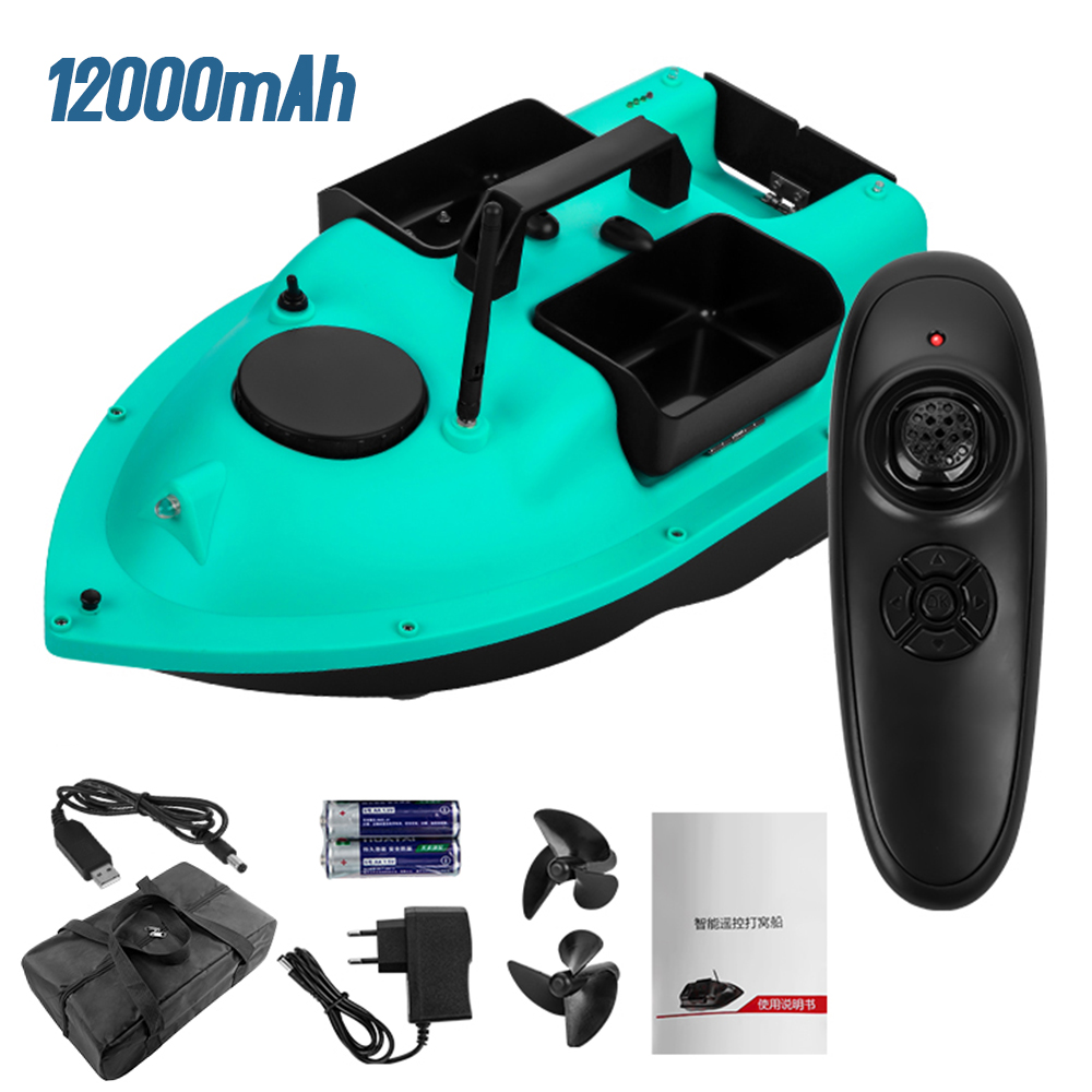Wireless Fishing Bait Boat with 3 Bait Containers 500 Meters Remote