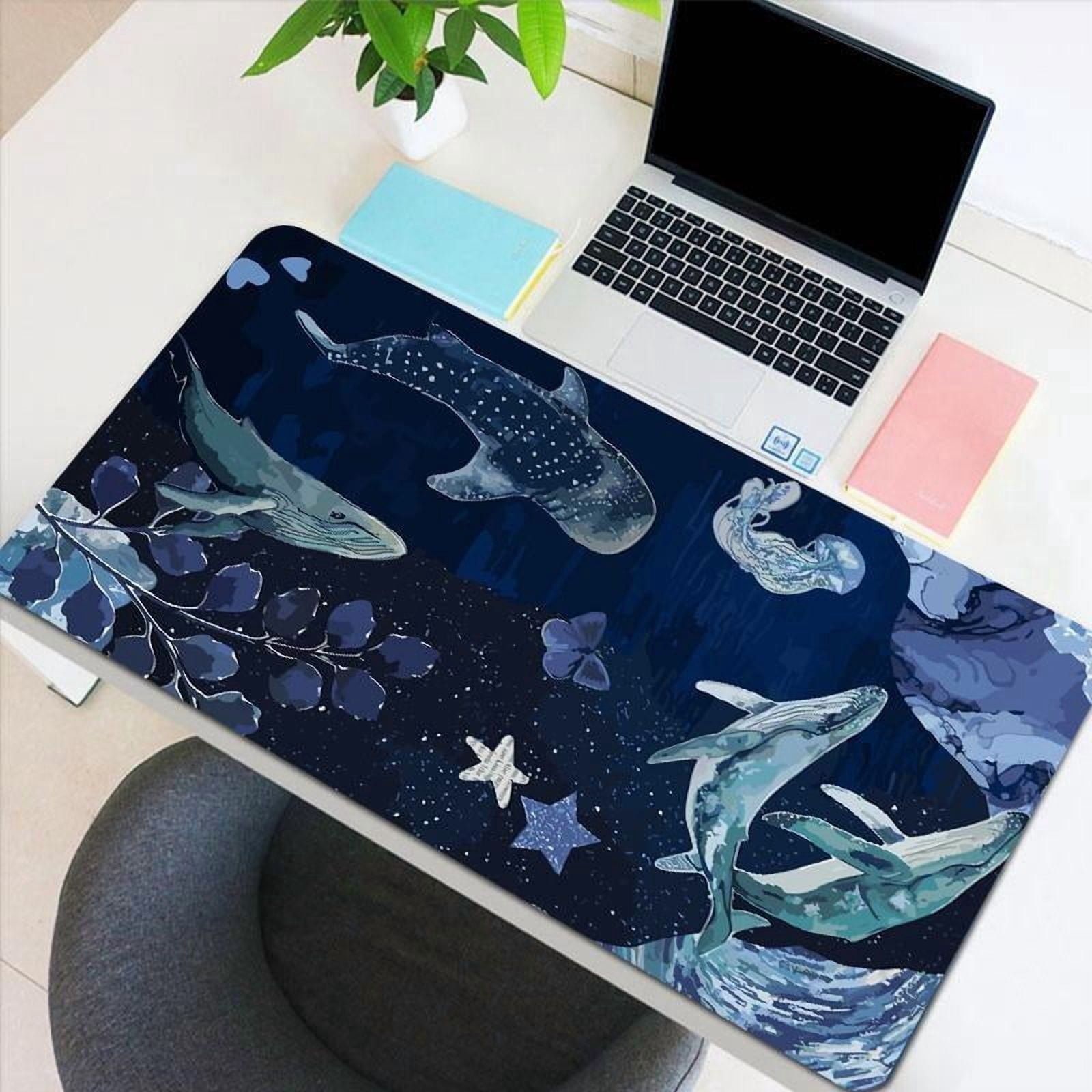 HELLOYOUNG Large Gaming Mouse Pad with Non-Slip Rubber Base & Stitched Edges Extended Desk Mat for PC Gamers, Home Office Desktop Decor, Halloween Christmas New Year Gift