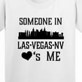 thumbnail image 4 of Inktastic Las Vegas Nevada Someone Loves Me Skyline Youth T-Shirt, 4 of 5