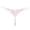 Pink, variant on Pearl String Underwear Women Heart Print Panties Cute Briefs Breathable Tangas Tummy Control Underpants Soft Thongs (Black, One Size)