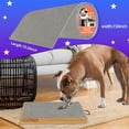 thumbnail image 2 of Protector para puertas contra arañazos de perro xin partner 25 x 381 cm gris, 2 of 7