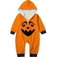 thumbnail image 2 of Halloween Pajamas Long Sleeved Zippered Family Matching Jumpsuit Romper Family Halloween Costumes Family Pajamas Matching Pjs, 2 of 4
