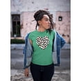 thumbnail image 2 of Colorful Heart Cheetah Print T-Shirt Women -Image by Shutterstock, Female x-Large, 2 of 4