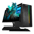 thumbnail image 1 of Computadora Escritorio Completa Xtreme PC Gaming Intel Core i3 12100 16GB SSD 1TB Monitor 23.8 75Hz WIFI Black gaming ligero, oficina, estudio y hogar, 1 of 6
