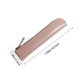 thumbnail image 4 of Under 1$ Pencil Case Slim Zippered Faux Leather Pen Pouch Compact for College Office Teens 7.7x1.4x0.6 in PU Pink by Xuniizn, 4 of 7