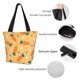 thumbnail image 4 of Fotbe Love Carrot Bolsa de Playa con Estampado, Bolsa de Hombro, Bolsa de Mano Espaciosa, Bolsa de Viaje Ligera, Bolsa de Compras Versátil, 4 of 6