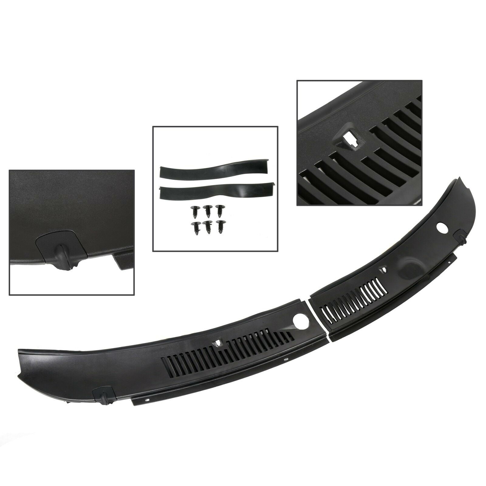Improved Windshield Rain Wiper Cowl Vent Grille Panel Hood For 9904