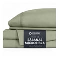 thumbnail image 1 of Juego de Sábanas Individual de Microfibra Esquimal, Hipoalergénicas para Colchones de hata 40 cm alto , Altea, 1 of 7