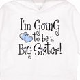 thumbnail image 3 of Inktastic Heart New Big Sister Toddler Hoodie, 3 of 4