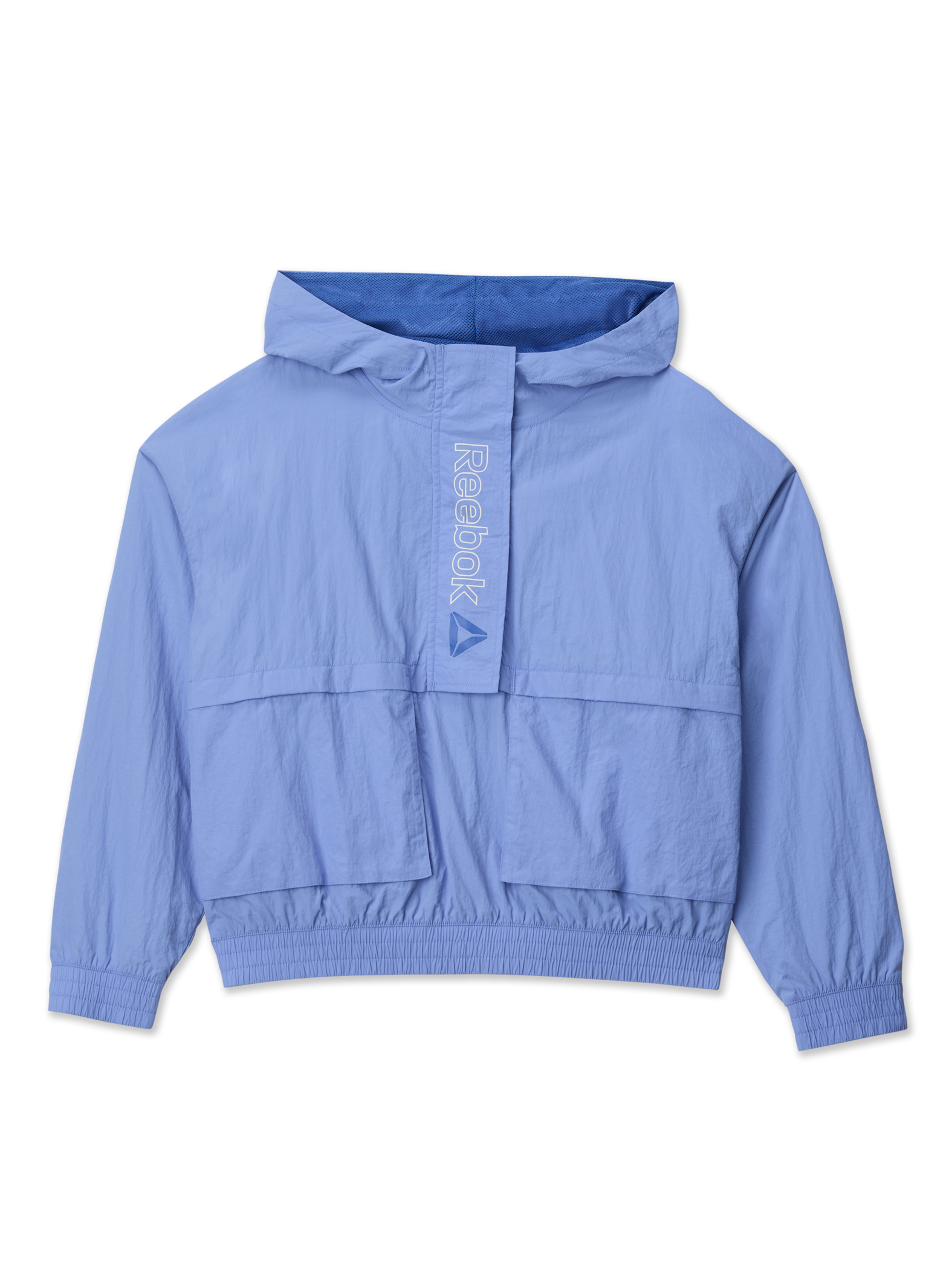 Reebok Girl’s Active Hooded Velocity ½ Zip Windbreaker, Sizes 4-18