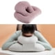 thumbnail image 5 of Almohada para dormir de oficina, almohada boca abajo, transpirable, ergonómica, para viajes. Violeta, 5 of 6