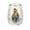 Mary, variant on Yardvibe Morning Prayer Glass Tea Cup, 4.33"x3.34" Christian Glass Tea Cups, Floral Clear Embossed Glass Cup, Inspirational Prayer Mug for Women Men (Mary)