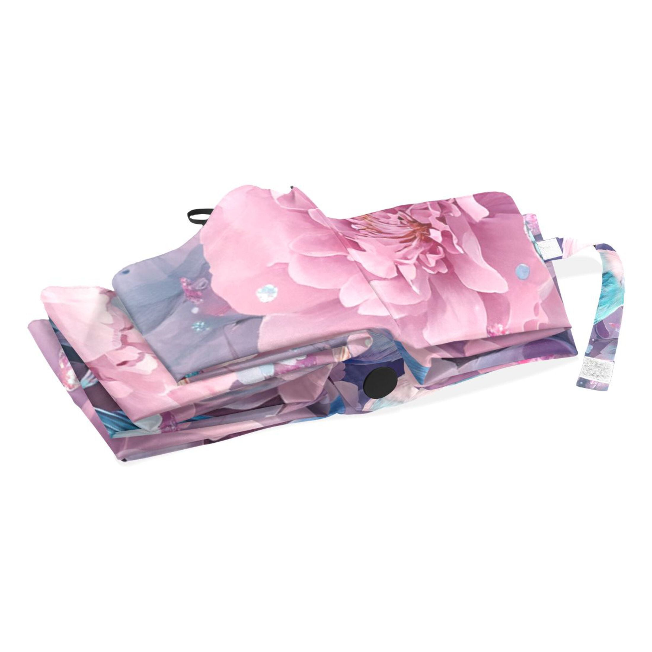 YAZAOO One-Touch Auto Open Close Rain Umbrella With Creative Birds Flowers Butterflies Pattern