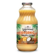 Lakewood Organic Cocktail Juice Nectar Pineapple Coconut Blend 32 fl oz