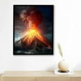 thumbnail image 4 of Nawypu Canvas Wall Art for Living Room Volcano Eruption a Large Volcano Erupting Hot Lava and Gases into The Atmosphere Stretched and Framed Ready to Hang for Home Decor, 4 of 4