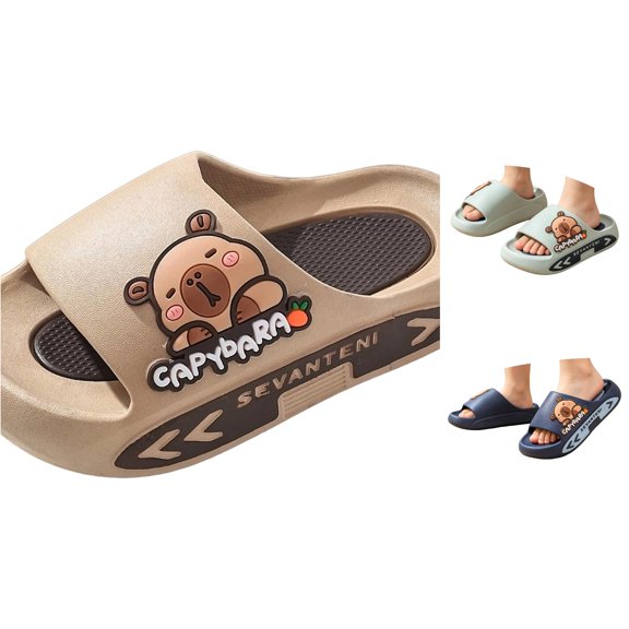 TIANZEN Summer Boys Cartoon Slippers For Kids Lightweight Indoor Outdoor Slippers For Boys Boiled Wool Slippers Boys