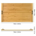 thumbnail image 7 of Happydeer Wooden Tray with Handles, Stove Top Cover Board with Non-slip Silicone Mats, Stove Top Cover for Electric and Gas Stove, Thickness 5.4cm/2.13", 7 of 7