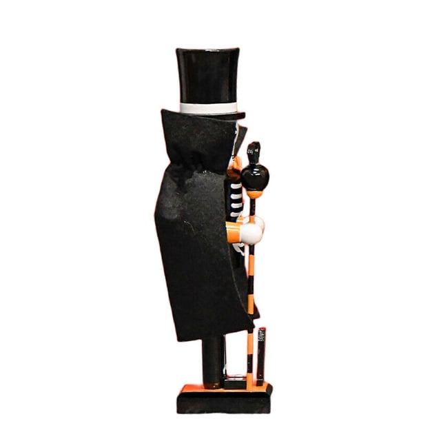 Artistic Halloween Nutcrackers Hemu Figurine Not Toxic Finish Celebratory Home Accent Holiday Gift Collectible Workmanship Multicolor
