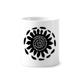 thumbnail image 1 of Sunflower silueta celebrar Mexico totems Titular de cepillo de dientes de cerámica taza de regalo pluma blanco taza 350ml, 1 of 2