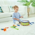 thumbnail image 1 of Set de instrumentos musicales HUOGUO Toddler con batería y trompeta, 1 of 4