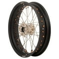 thumbnail image 4 of TUSK Impact Supermoto Complete Front and Rear Wheel Set 17 x 3.50 Matte Black Rim/Silver Spoke/Magnesium Hub/Magnesium Nipple for Honda CRF450R-S 2022-2024, 4 of 5