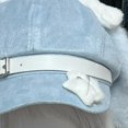 thumbnail image 6 of Slccxzc Women Y2K Puppy Ear Beret Hat Cotton Cabbie Newsboy Cap Painter Style Fall Winter Fashion Accessory, 6 of 7