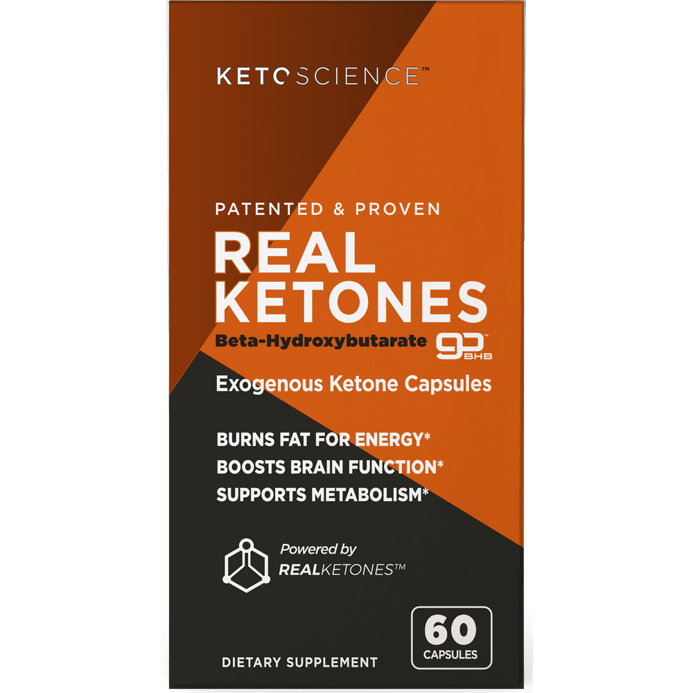 Keto Science Real Ketones Weight Loss & Energy Supplement, 60 Capsules