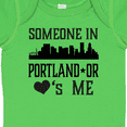 thumbnail image 4 of Inktastic Portland Oregon Someone Loves Me Skyline Boys or Girls Baby Bodysuit, 4 of 5