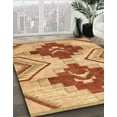 thumbnail image 2 of Ahgly Company Indoor Square Abstract Orange Abstract Area Rugs, 8' Square, 2 of 6