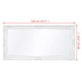 thumbnail image 4 of vidaXL Miroir Mural Style Baroque 120x60 cm Blanc, 4 of 5