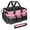 Pink, variant on PKALQ Cleaning Bags for Housekeepers, Large Cleaning Supplies Organizer with Handles & Shoulder Strap, Cleaning Caddy Bag with Foldable Divider for Cleaners, Car Horse Cleaning Bag(White)