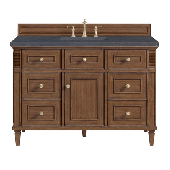 James Martin Vanities 424-V48-3Csp Lorelai 48" Single Basin Wood Vanity Set - Mid-Century
