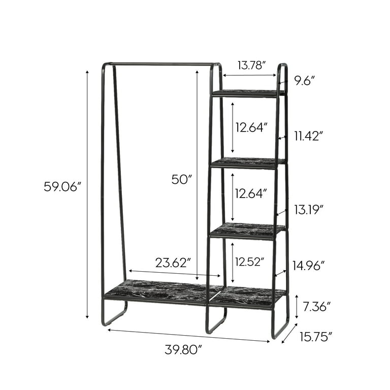 Iris metal online garment rack