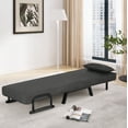 thumbnail image 2 of LAZZO Modern Upholstered Sofa Bed: Versatile 5-in-1 Multifunctional Folding Couch Futon with Adjustable Backrest, 2 of 7