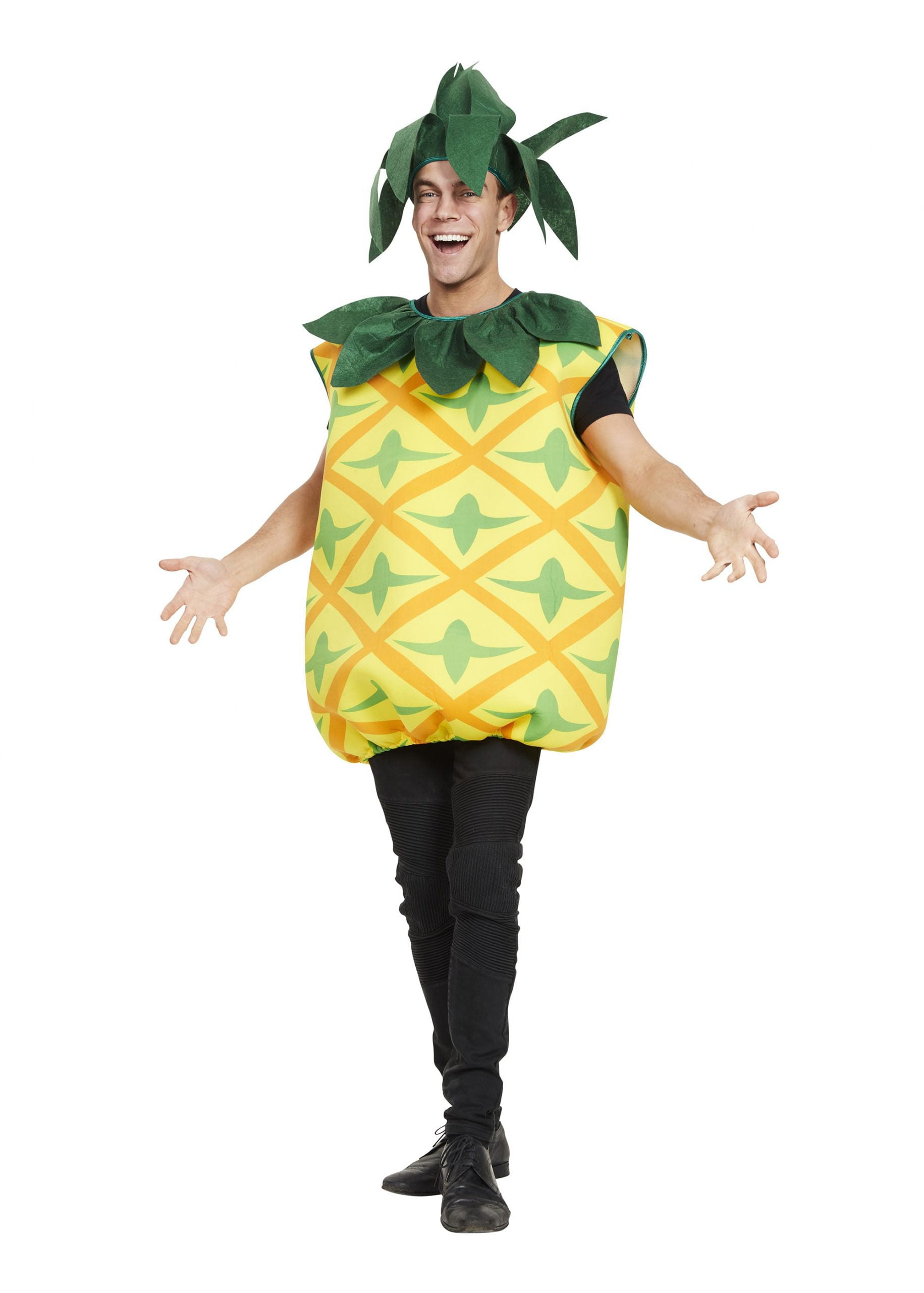 Pineapple Fruit Beach Themed Hat Yellow Gay Festival Fancy Dress Party  Flora Nat | eBay