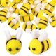 thumbnail image 1 of 24 Pcs Stuffed Animals Kids Stuffed Animal Felt Shapes Craft Bees Decorations Mini Felt Bees, 1 of 3
