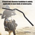thumbnail image 3 of Drag Bar, 0.87in Diameter Motorcycle Handlebar Universal Comfortable  For Autocycle, 3 of 8