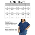 thumbnail image 6 of Oryer Womens Plus Size Tops Short Sleeve Shirts Tunic Summer Tops V Neck Casual Blouses, 6 of 6