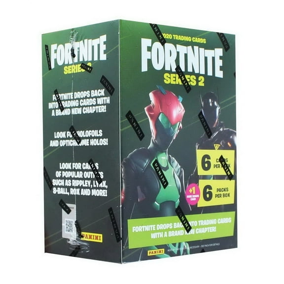 Panini America PAA-2-95380-20-C Fortnite Series 2 Trading Cards Blaster Box, 6 Packs