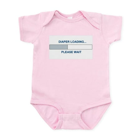 

CafePress - DIAPER LOADING... Infant Bodysuit - Baby Light Bodysuit Size Newborn - 24 Months