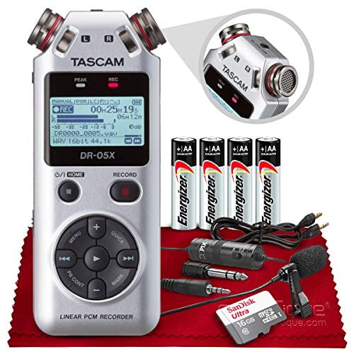 Tascam DR05X Stereo Handheld Digital Audio Recorder with USB Audio