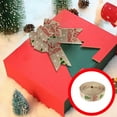 thumbnail image 1 of Suncoda Festive Ribbon, Christmas Decoration Ribbon Christmas Linen Printed Ribbon Christmas Tree Layout Ribbon to Make Your Gift Unique, 1 of 6