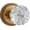 Antique Brass-Passage, variant on 1 Pack Crystal Door Knobs Nickel Door Knob Brushed Nickel Passage Door Knobs Glass Satin Nickel Interior Door Knob for Hall and Closet