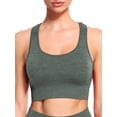 thumbnail image 1 of QRIC Women Racerback Sports Bras High Impact Wireless Workout Gym Activewear Bra Hollow Out Style Crop Tops, 1 of 6