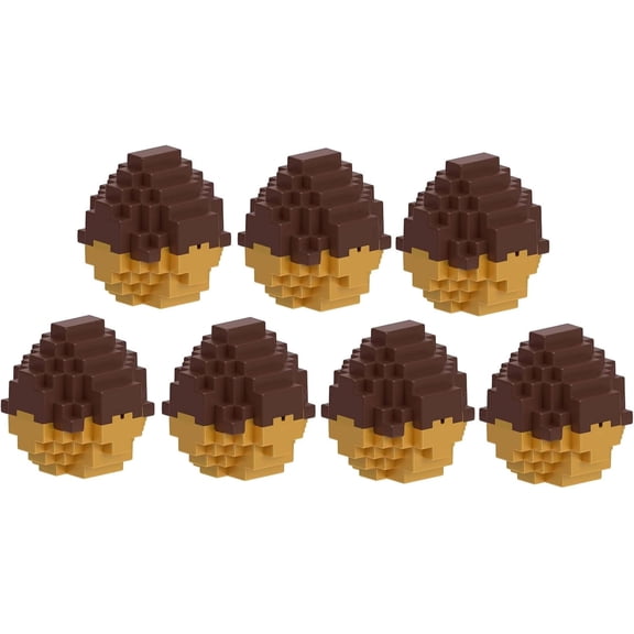 Mattel Minecraft Mini Mode Spawn Egg Blind Pack, Collectible Mini Figure, Complete Set of 7 HXT64-956J