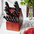thumbnail image 2 of Henckels Solution 15-pc Knife Block Set with Prep Knife, Walnut, 2 of 4
